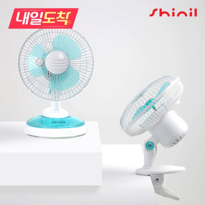 [내일도착] SHINIL 탁상형 선풍기 집게형 미니 소형 SIF-08DF, 상세설명 참조, 없음