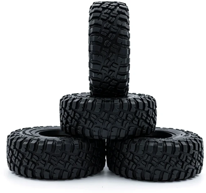 1/10 RC 크롤러 자동차용 타이어 클라이밍 트레드 BFGoodrich 117mm Traxxas TRX4 AXIAL SCX10 RC4WD D90 B, 02 4pcs