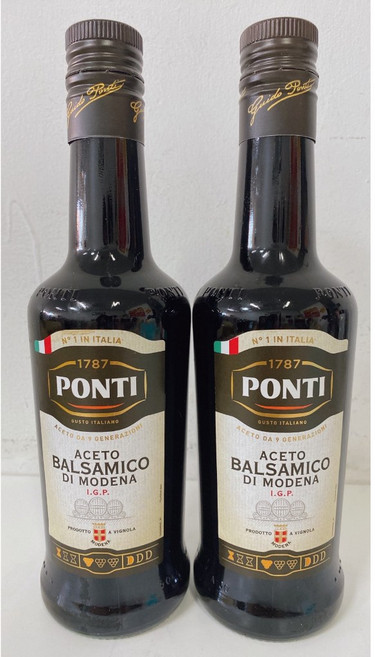 豐璽食品 PONTI 巴沙米可醋 葡萄醋 500ml, 1個, 超取最多4罐