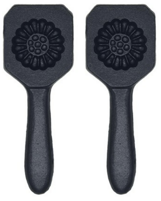 신일홈베이킹마트 주물약과틀 원형 중, 2개