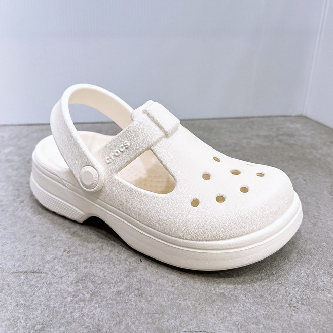 크록스 클래식 메리제인 클로그 우먼 키즈 초크 (210615)