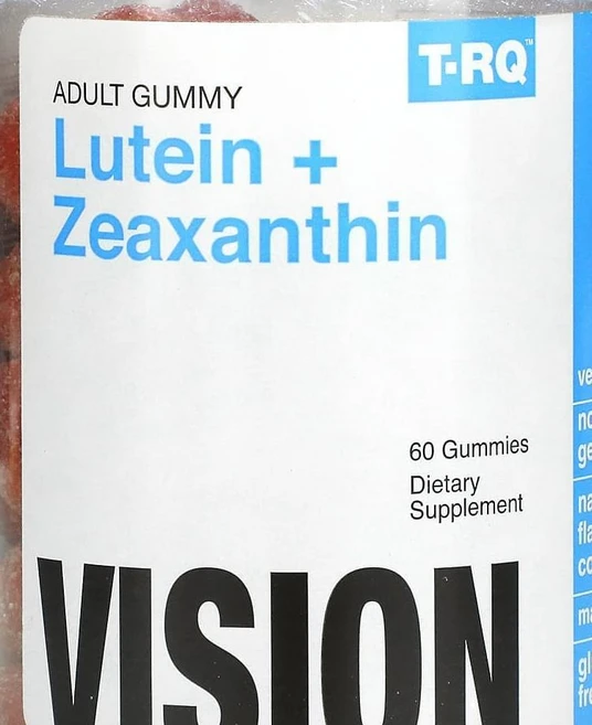 T-RQ 루테인+제아잔틴 성인용 구미젤리 망고맛 구미젤리 60개 눈건강 영양제 눈영양, 60정, 1개 - 쿠팡