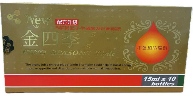 東方生物 金四季 棗精 配方升級, 1個