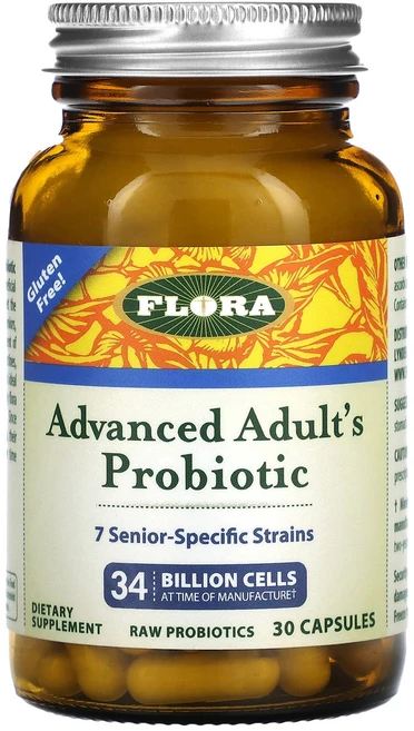 플로라 어드밴스드 성인용 프로바이오틱 340억 셀룰러 캡슐 30정, 6개 - 쿠팡
