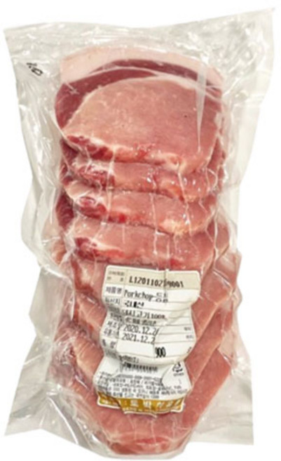 Frozen Porkchop 700g 냉동 폭찹 돼지등잡 1개