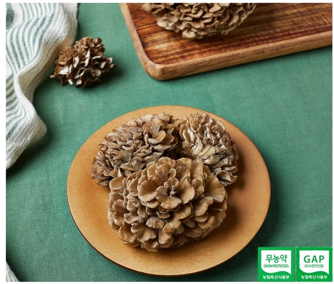 무농약 잎새버섯120g, 1개 - 쿠팡