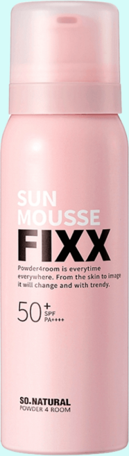 쏘내추럴 글로이 선 무스 픽서 SPF50+ PA++++, 75ml, 1개