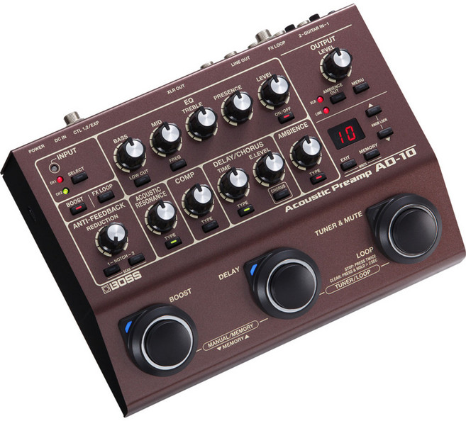 BOSS 어쿠스틱 프로세서 페달 AD-10