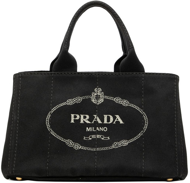 프라다 중고 2013-2025 캔버스 카나파 로고 사첼 백