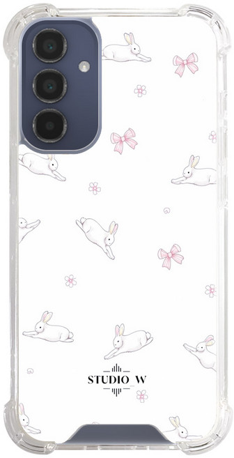 럭셔리 래빗 그림 맥세이프 핸드폰 케이스 젤리 하드타입