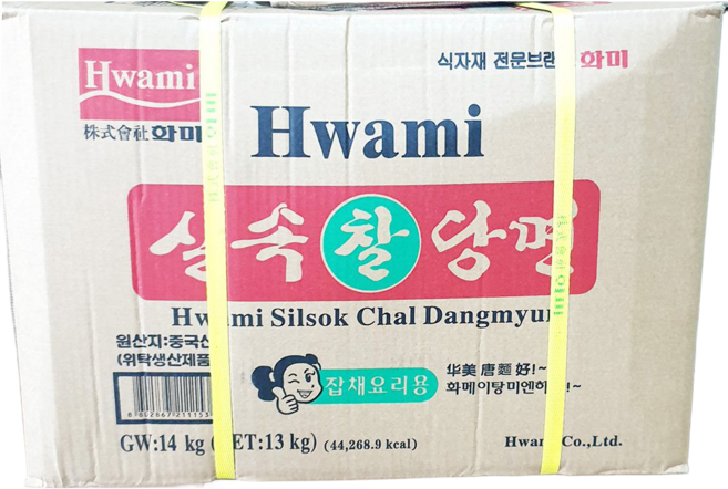 화미제당 찰당면 실속 14k 업소용 식당용, 1, 14kg