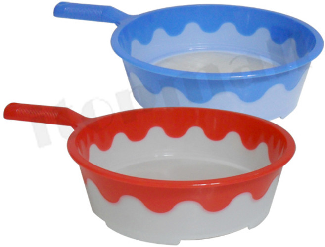 칼라 자루채 손잡이 자루 채망 건지기 거르기 체망 다용도 체반 채 밀가루 빵가루 가루 용, 대 25cm, 1개