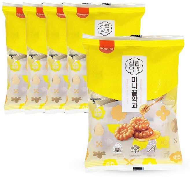 삼립 미니꿀약과, 140g, 5개