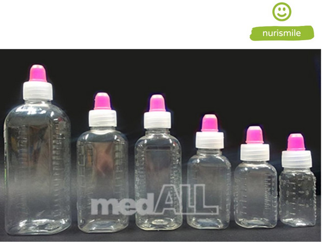 딱딱한 투명 물약병(소독완료) 100ml (90~100개) / 세척 꼬마 통