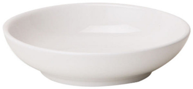 화이트앤화이트 도자기 앞접시 3호 14cm YT-CD14 원형접시, 1개, 화이트