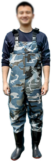 MK 모칸도 해루질 낚시 남성 가슴장화 전신 장화 해루질 여성, 270, 카모