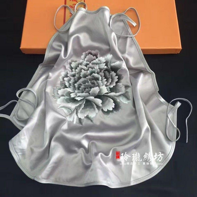 大碼蘇繡吊帶成人肚兜內衣女內衣印花性感睡衣古風