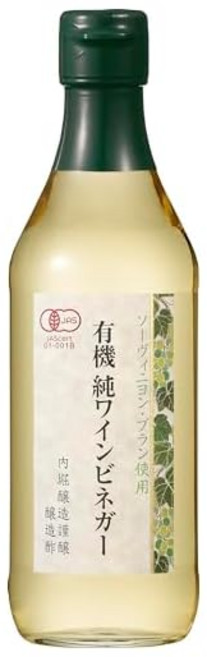 우치보리 양조 미노 유기농 순와인 식초 소비뇽 블랑 360ml, 1개, 1g