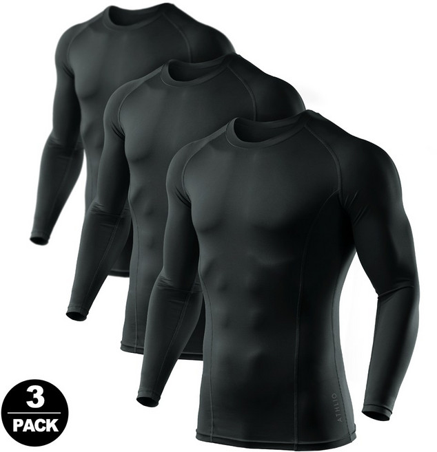 애슬리오 언더레이어 긴팔 3팩 AO-BLS01 11종