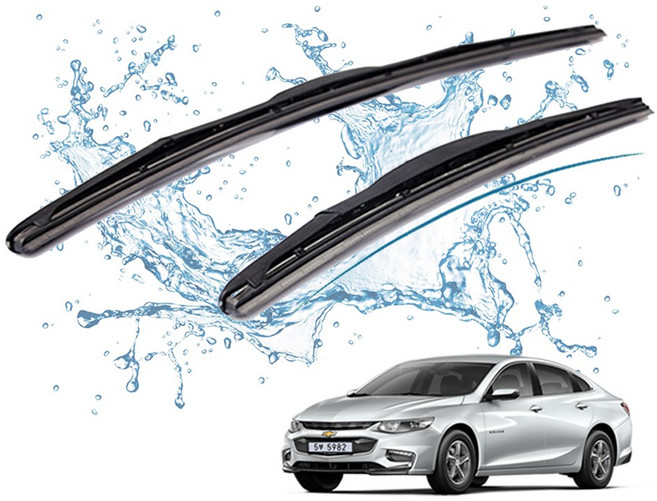 올뉴말리부와이퍼 하이브리드 순정형 1세트 발수코팅 윈도우브러쉬 650mm 450mm, 단일옵션