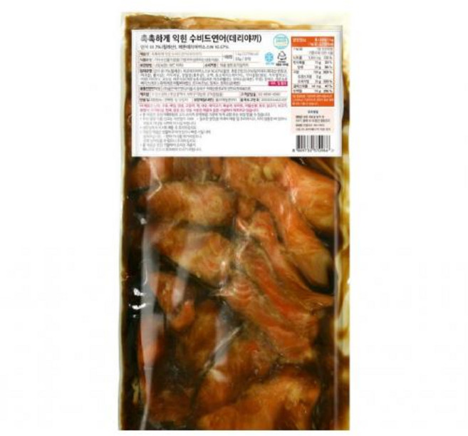 촉촉하게익힌 수비드연어 데리야끼 오뚜기, 1개, 1kg