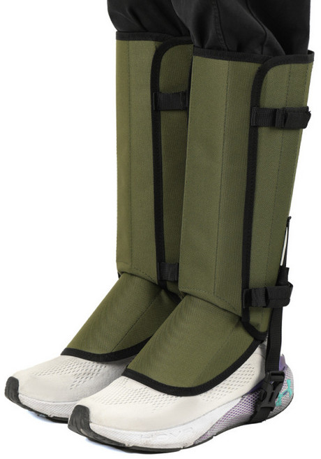 뱀각반 심마니 뱀퇴치 예초 대나무 뱀물림 벌초 각반 A, A 그린