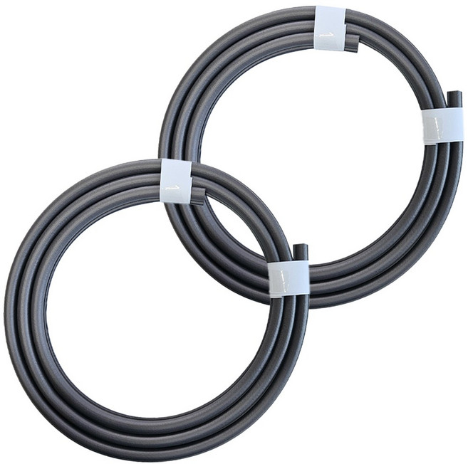 국일 국산 화재방지 난연 3단 현관문 도어패킹 O형 2.1m 블랙, 2개