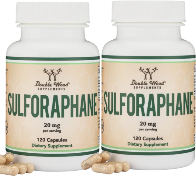 더블우드 설포라판 20mg, 120정, 2팩 - 쿠팡