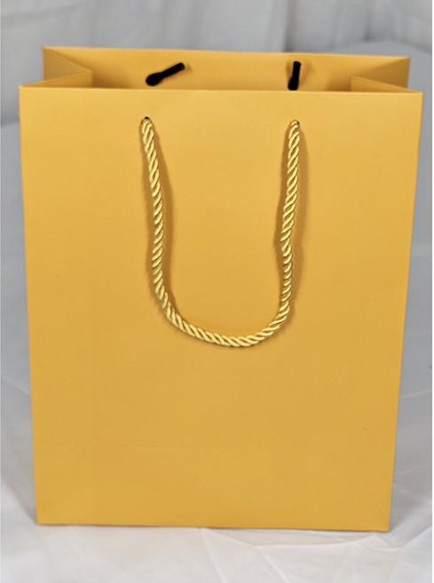 호야몰 무광코팅종이쇼핑백 두꺼운(230g) 다양한 색상 주문제작/인쇄가능 선물용, 50개, 골드(황금색)