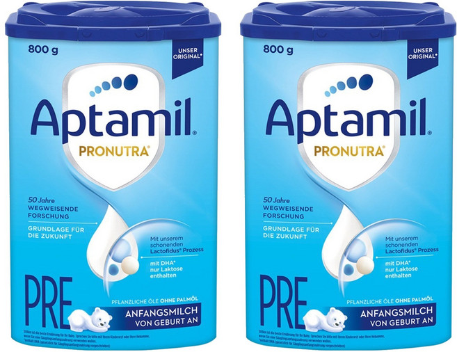 압타밀 프로누트라 분유 프레, 2개, 800g