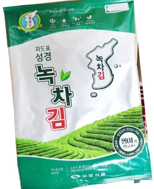 성경식품 조미 녹차전장김 성경 30g 20개 업소용 대용량 식자재