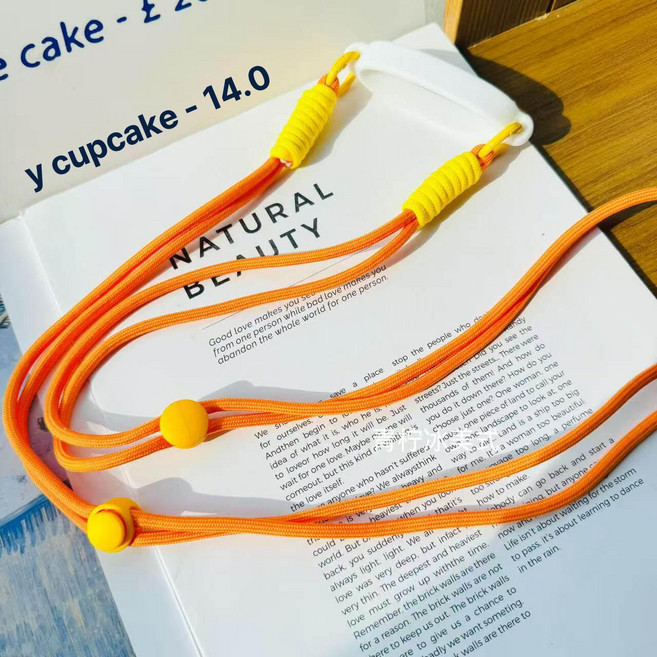 더셀렉샵 텀블러백뜨기 텀블러백뜨개실 DIY, 1개, 1L, 오레정 크로스바디(실리콘 링 포함)