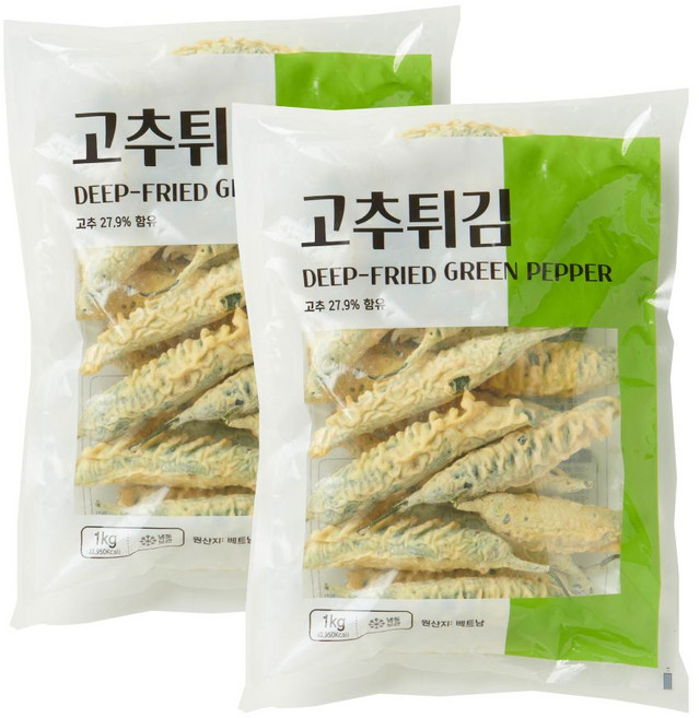 농우 고추튀김 (냉동) 1KG X 2봉, 2개