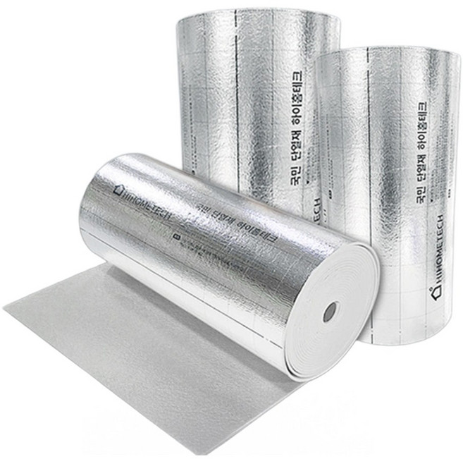 하이홈테크 일반형 프리미엄 열반사단열재 단면은박 접착 10T 일반형