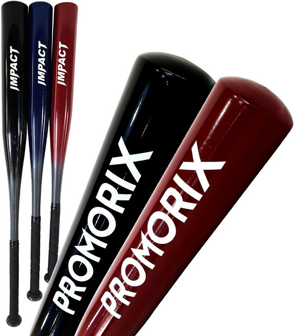 프로모릭스 임팩트 알루미늄 야구배트 33인치(대) 성인 청소년 야구방망이, 블랙, 1개