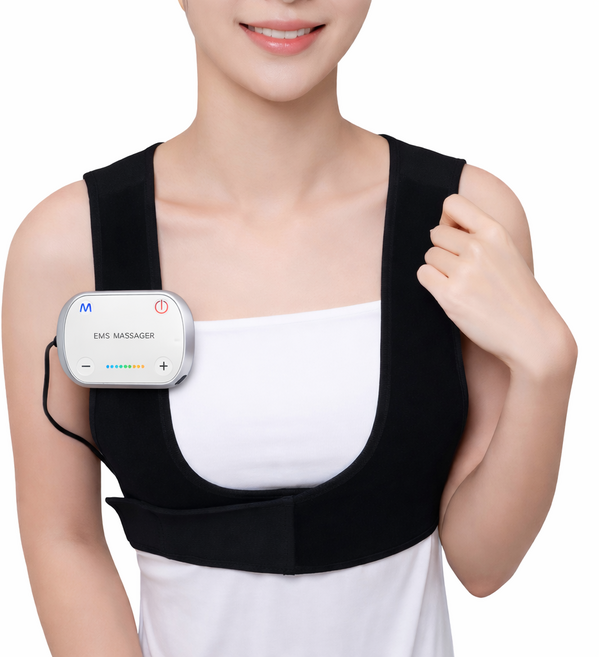 약손드림 신형 조끼형 어깨 EMS 저주파마사지기, 조끼형 어깨 보호대 만 (기계본체 불포함)
