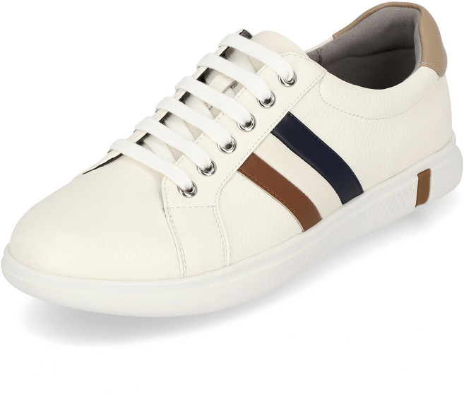 엘칸토 마쯔 남성 스트라이프 포인트 스니커즈 3cm LCMS65M313