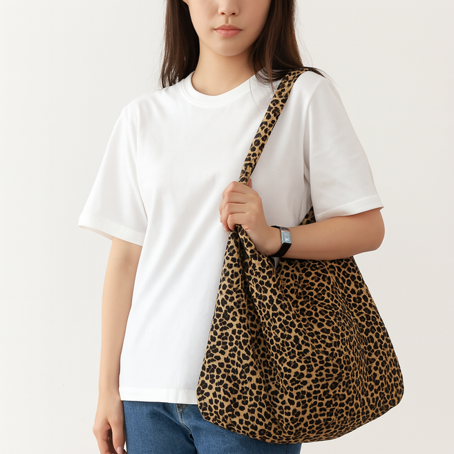 여성 호피 호피무늬 레오파드 에코백 숄더백 크로스백 보부상가방