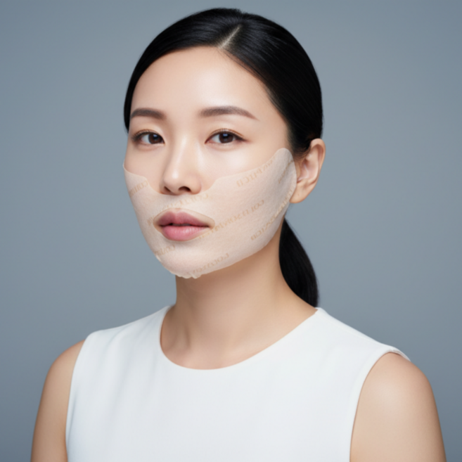 얼굴 붓기 처진 볼살 턱선 강력히 조이고 채워주는 브이라인 리프팅 윤곽패치 [영롱한 패치], 3개