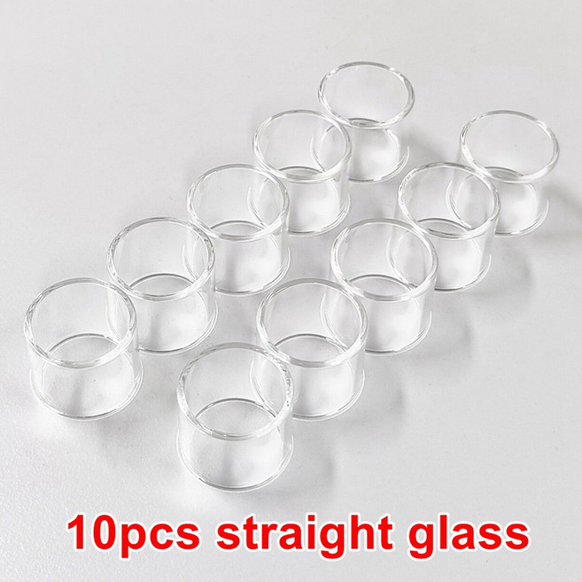 GEEK Zeus X 유리/듀얼/Subohm /SE/메쉬 RTA/탱크 교체 스트레이트 버블 유리용 10/5/3/2pcs Hong Glass, Zeus Subohm, 10pcs normal glass