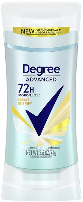 Degree Advanced MotionSense Fresh 디그리 여성 데오드란트 74g x2팩, 1개 - 쿠팡