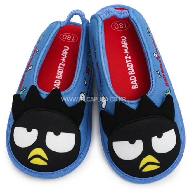 산리오덧신 배드바츠마루 덧신 블루 미끄럼방지 어린이덧신 어린이집덧신 유아덧신 아동덧신 유아실내화