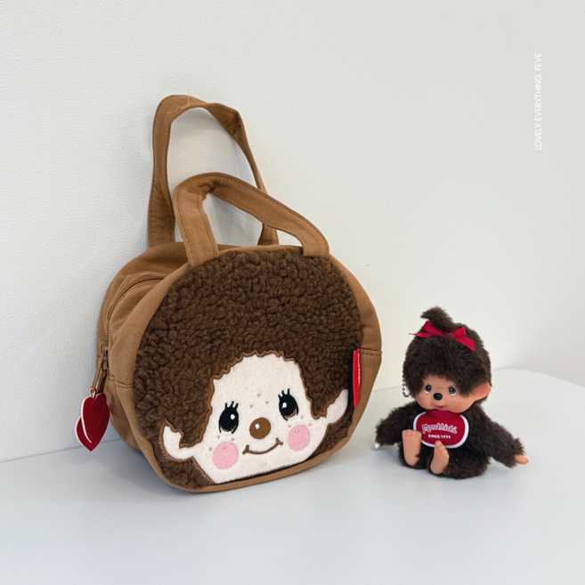 몬치치 얼굴 다이컷 미니 손가방