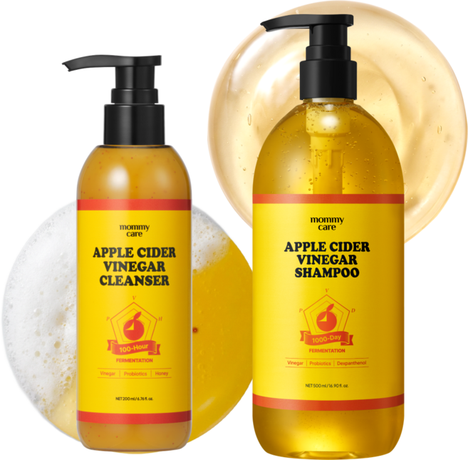 마미케어 애사비 클렌저 200ml + 애사비 탈모 샴푸 500ml, 1세트