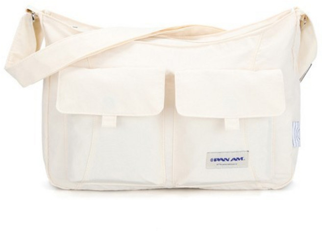 [정상가 99000원] [정상가 99000원] 프론트 포켓 크로스백 (PQEBCB01620IV-W)