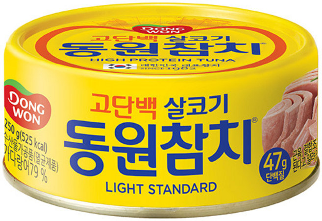 동원참치 라이트 스탠다드, 250g, 1개
