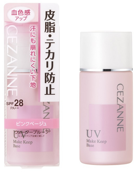 CEZANNE 持久持妝防水型妝前乳, 1個, 粉膚色