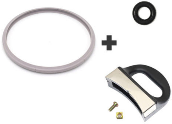 호환용 휘슬러 압력밥솥부품 3종 부품세트 (패킹구형22 오링 보조손잡이 구성), 1개, 패킹구형22+오링+보조손잡이