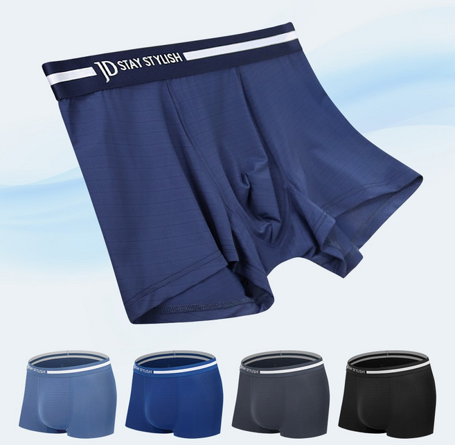 제임스딘 남자 에어리핏 자카드 드로즈 팬티 5종세트