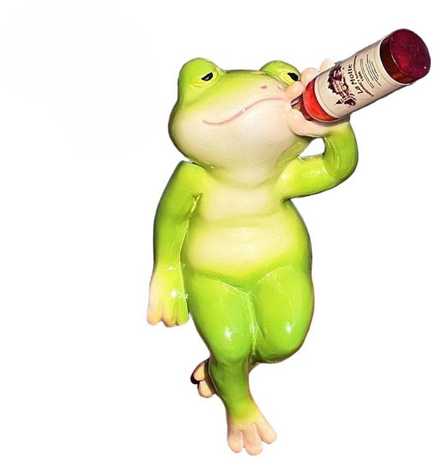 술 마시는 개구리 장식품 경관 장식 조경 화분 장식, 스타일C